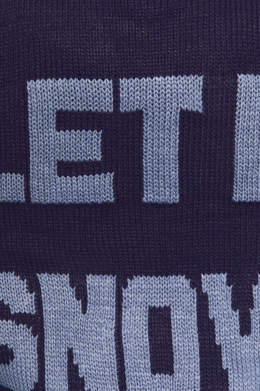 Après Ski Let It Snow Navy Oversized Knit Cardigan