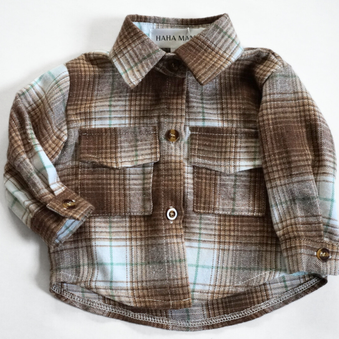 Lightweight Brown Flannel