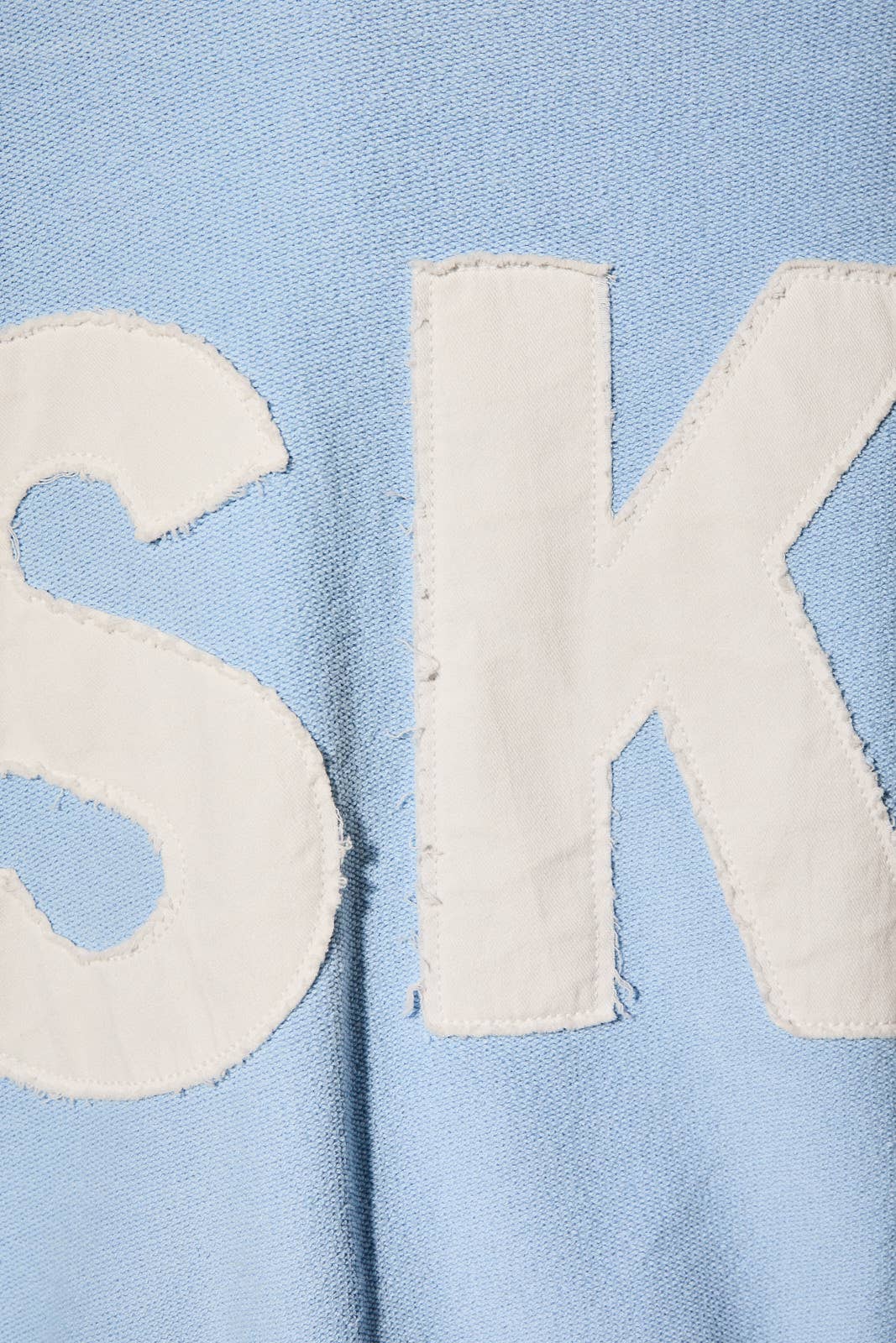 Baby Blue Ski Patch Oversized Sweatshirt