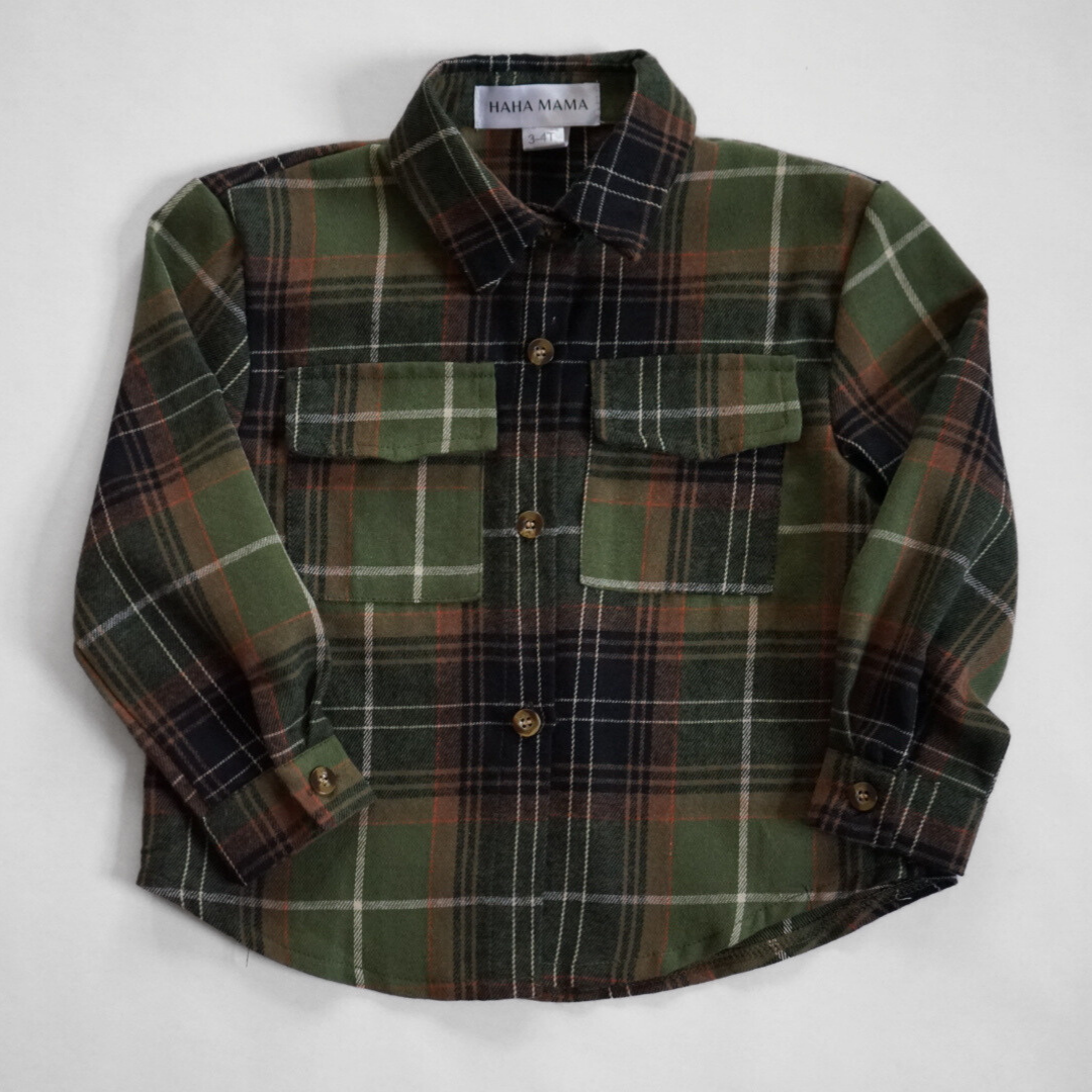 Tatum Green Flannel