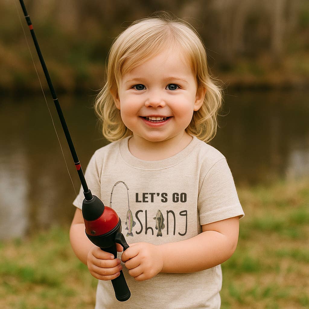 "Let's go fishing" tee