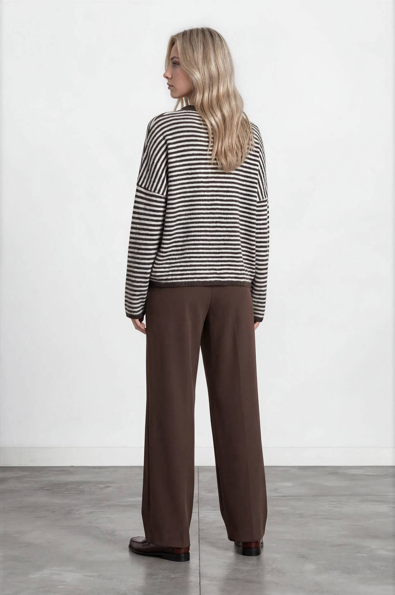 The Campus Stripe Cardigan