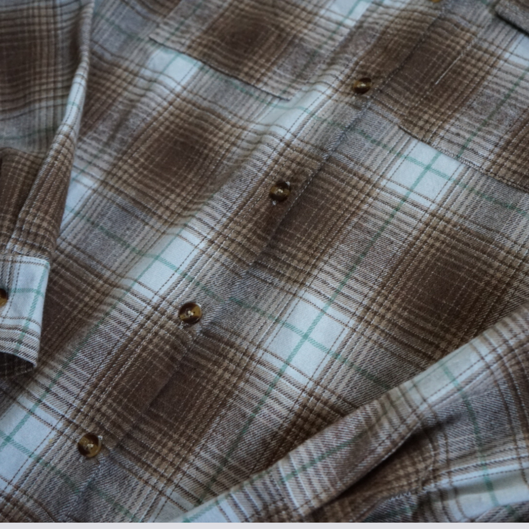 Lightweight Brown Flannel