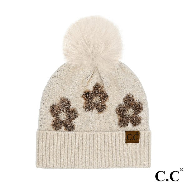 Daisy Crochet Beanie