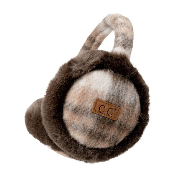 Plaid earmuffs