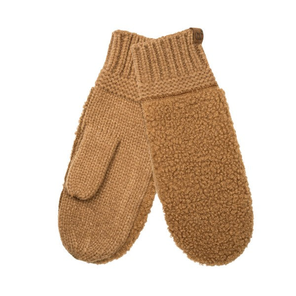 Sherpa Knit Mittens
