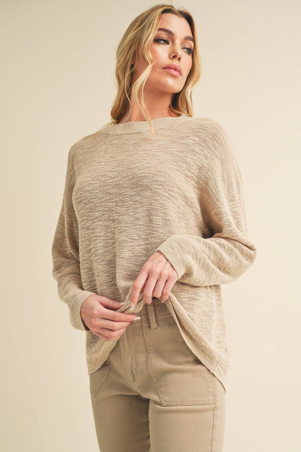 Oat Thistle and Thread Sweater