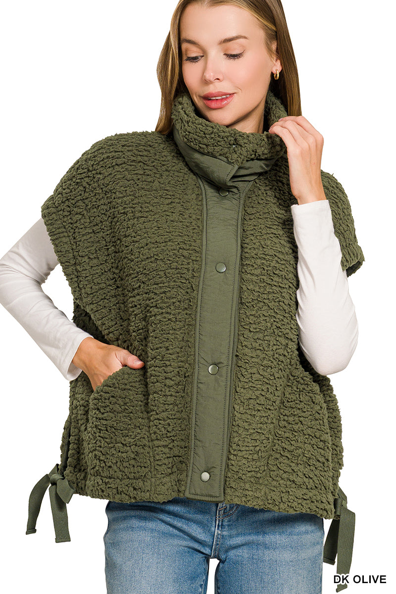 The Mountain Moss Sherpa Vest