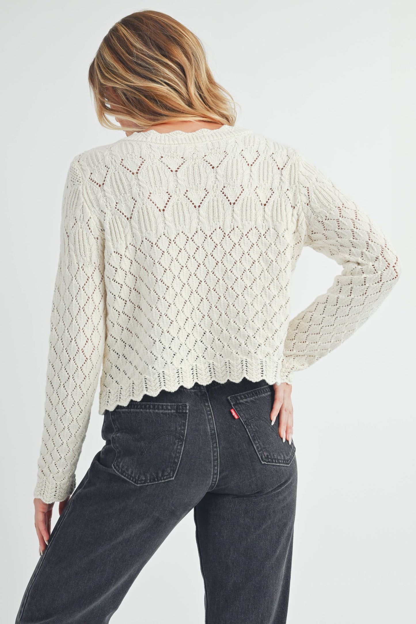 Button and Bloom Cardigan