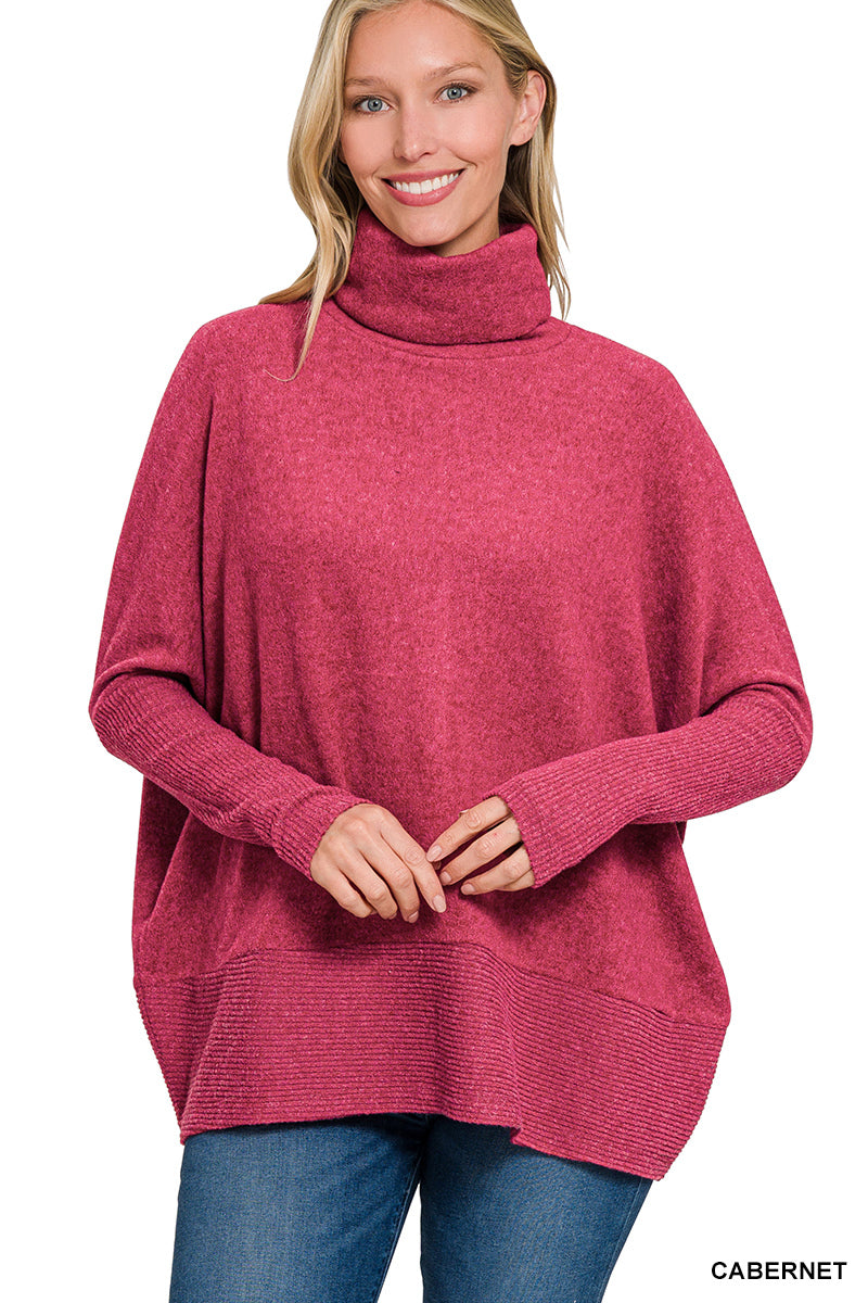 Cabernet Cozy Turtleneck