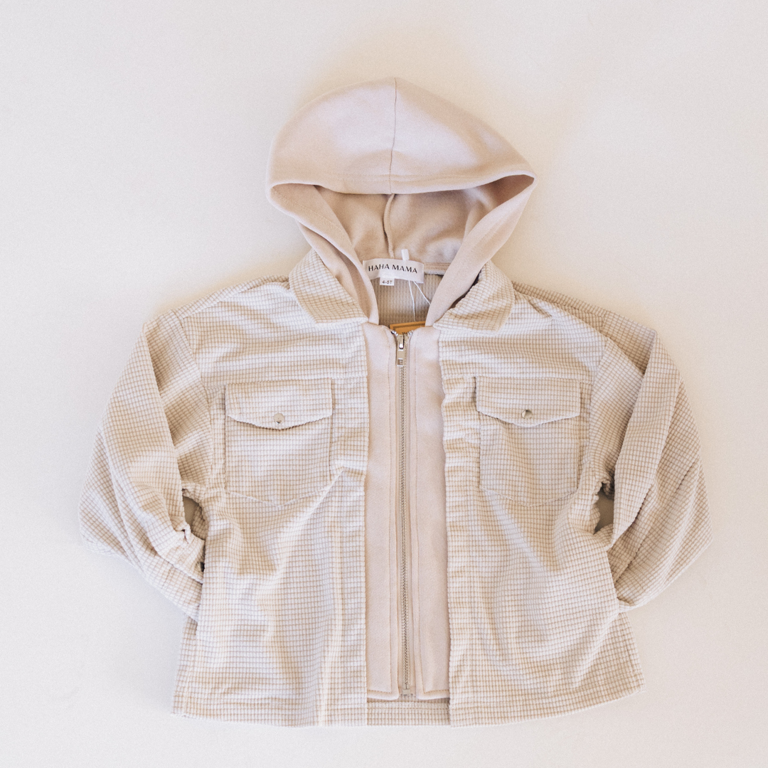 Textured Khaki Jacket