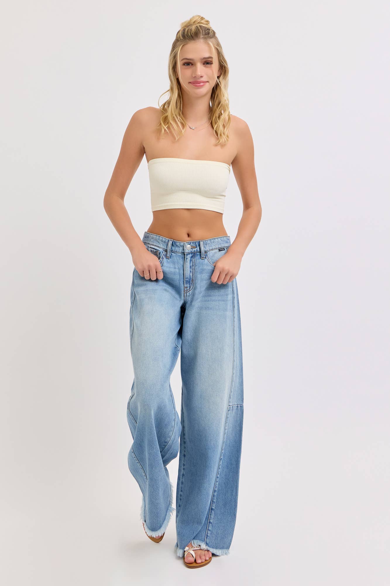 Ella Relaxed Wide Leg Jeans