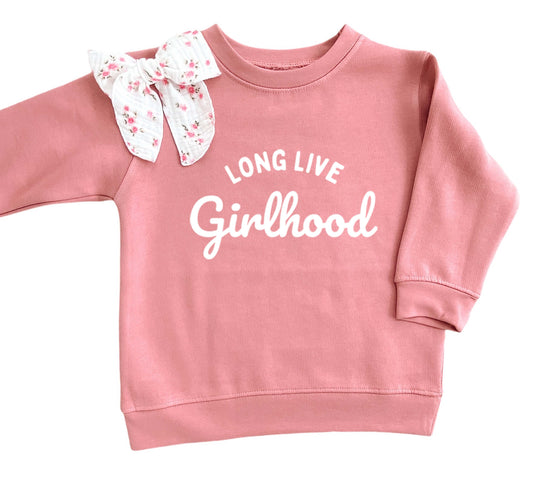 Children's Long Live Girlhood Crewneck