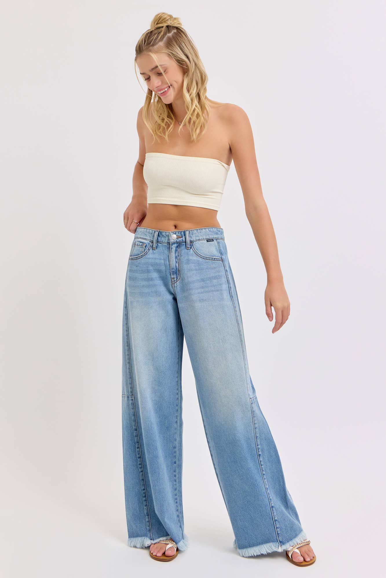 Ella Relaxed Wide Leg Jeans