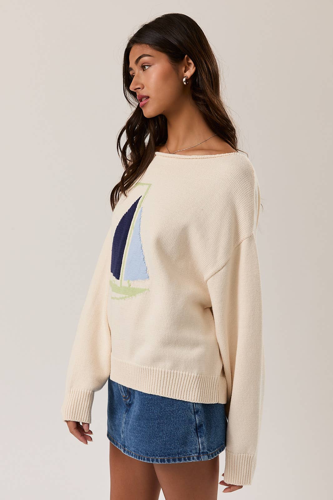 Ivory Boat Sweater
