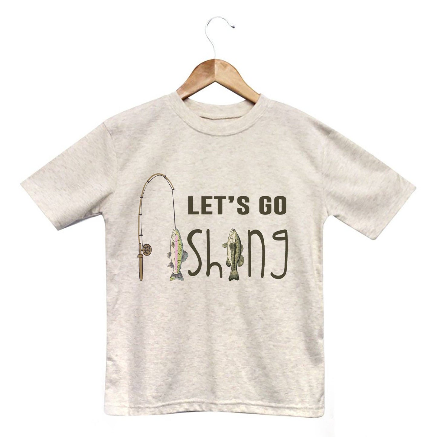 "Let's go fishing" tee