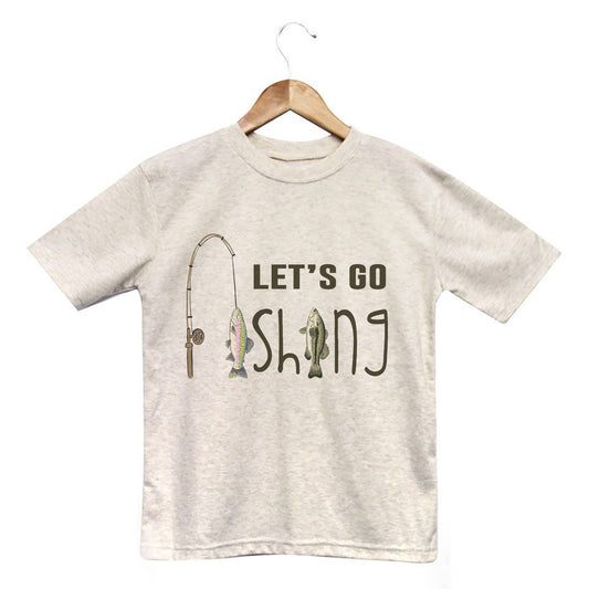 "Let's go fishing" tee