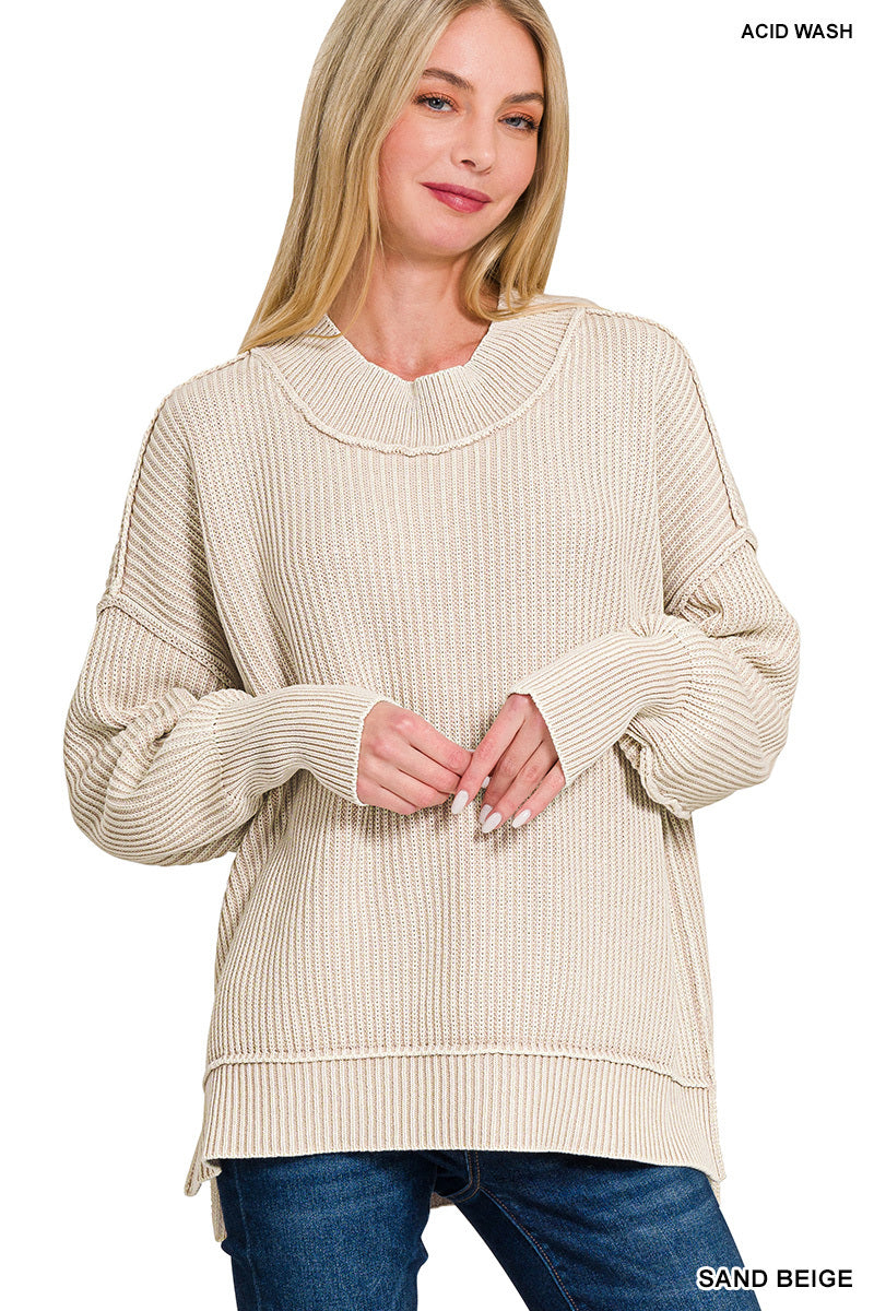 The Birchwood Washed Sweater