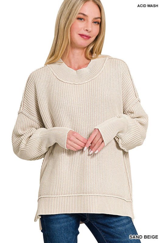 The Birchwood Washed Sweater