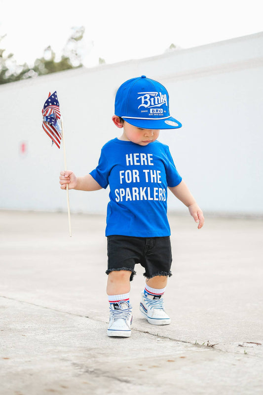 Blue Kids 4th of July Tee