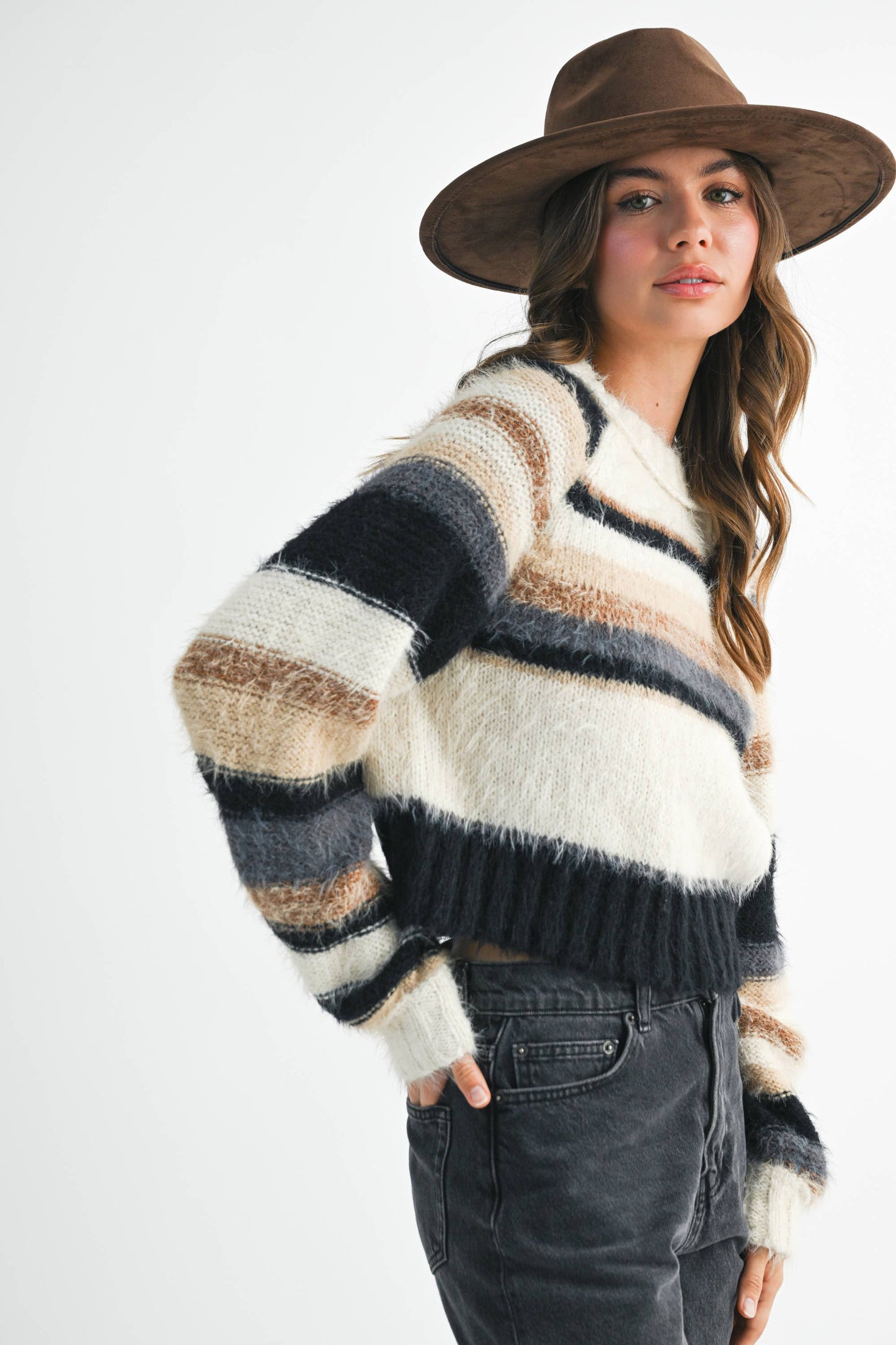 Canyon Cozy Oat Multi Sweater