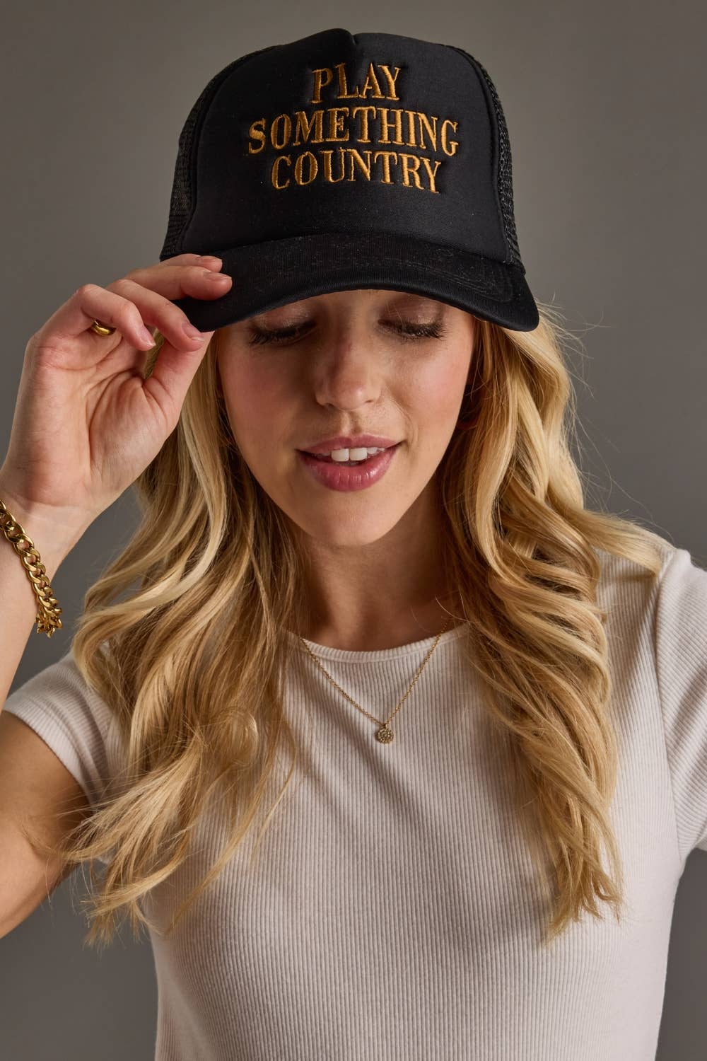 Erin Play Something Country Trucker Hat