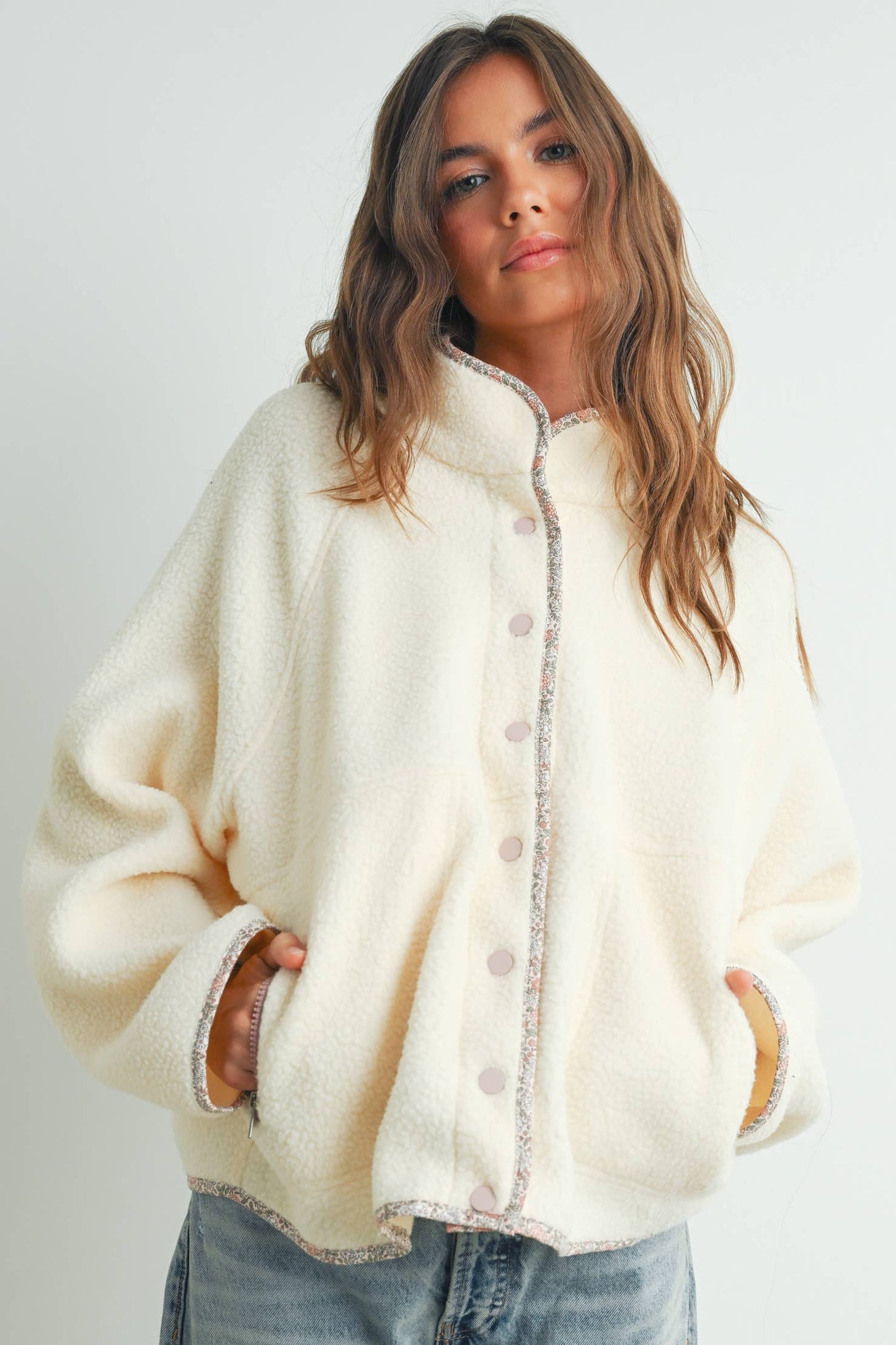 Mia Sherpa Fleece Jacket