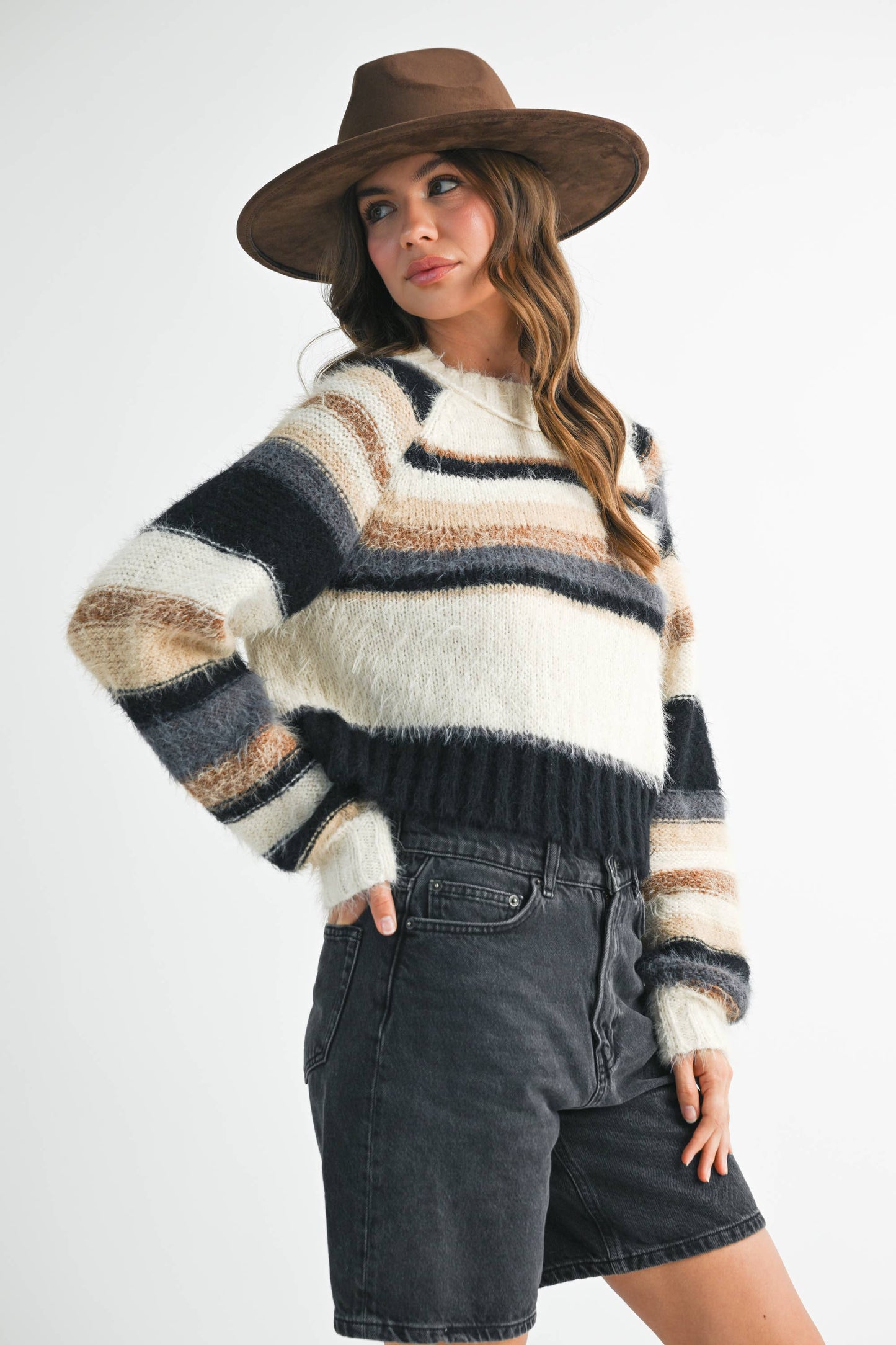 Canyon Cozy Oat Multi Sweater