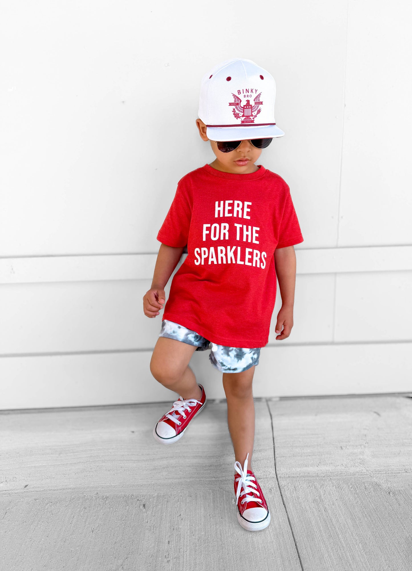Red Kids 4th of July Tee