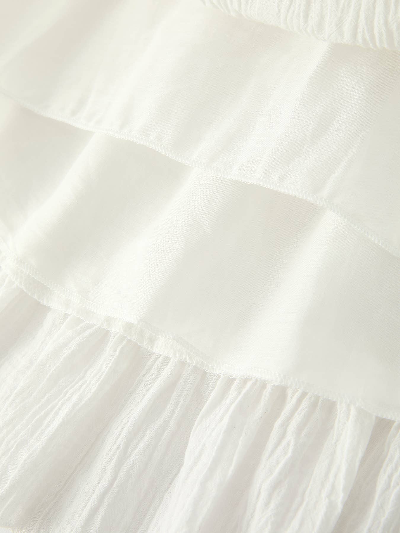 Elodie White Girls Backless Suspender Dress
