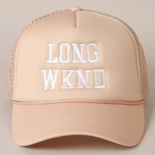 Long Weekend Trucker Hat