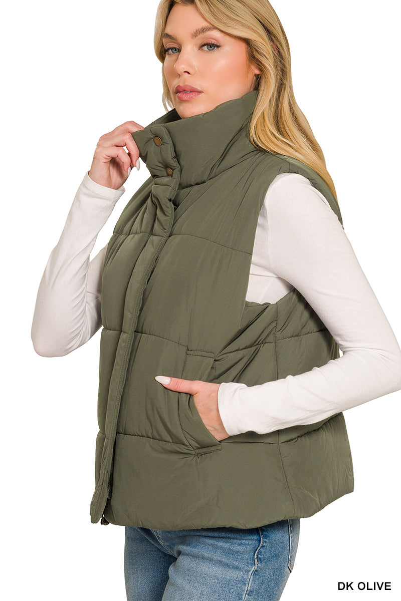 Evergreen Puffer Vest
