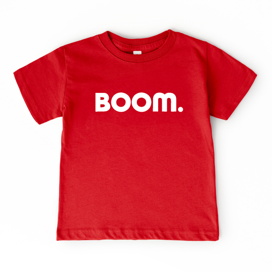 Red Boom Kids 4th of July Tee