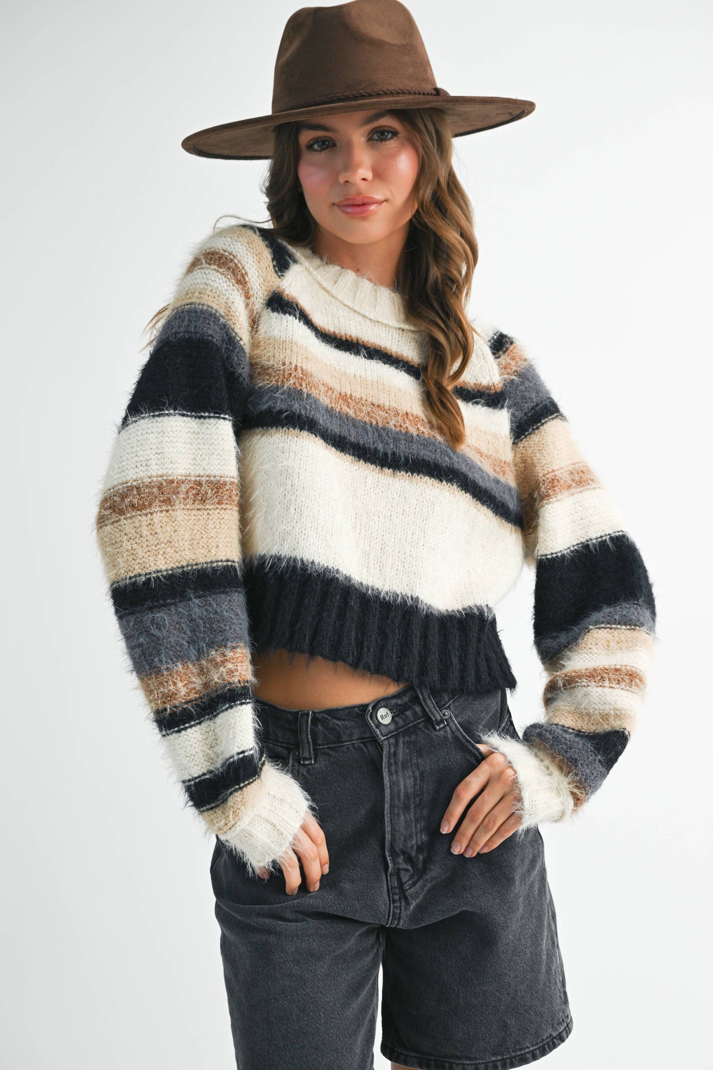Canyon Cozy Oat Multi Sweater