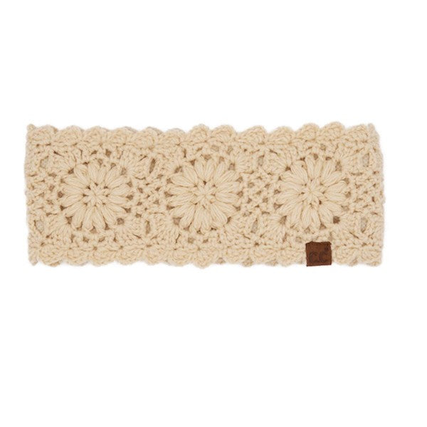 Flower Crochet HeadWrap