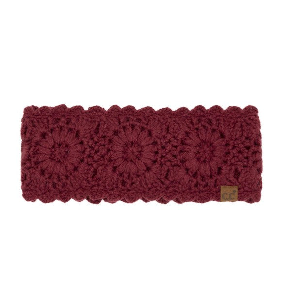 Flower Crochet HeadWrap