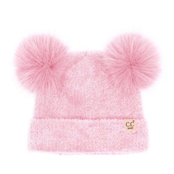 Pink Chenille Beanie
