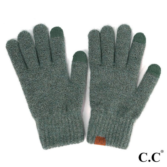 Heather Knit Gloves