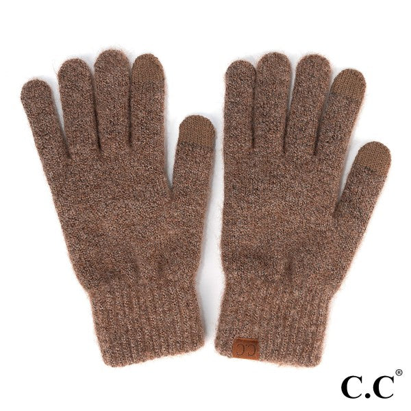 Heather Knit Gloves