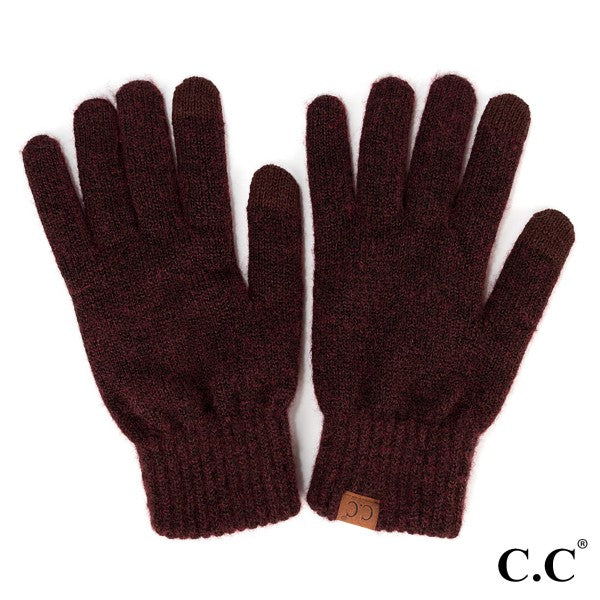 Heather Knit Gloves