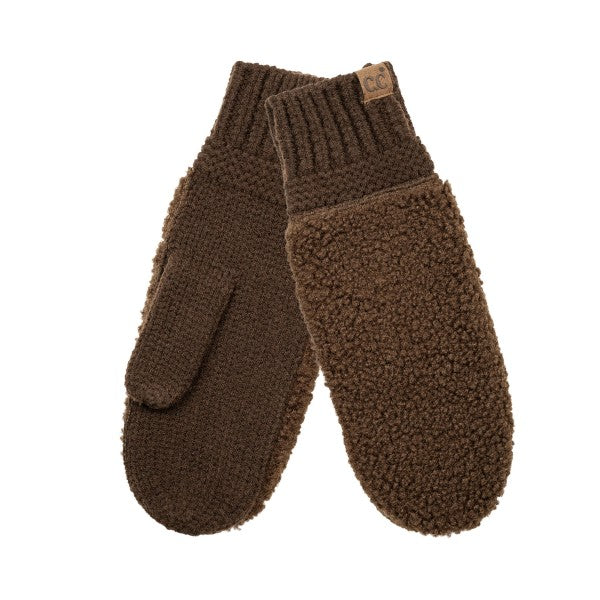 Sherpa Knit Mittens