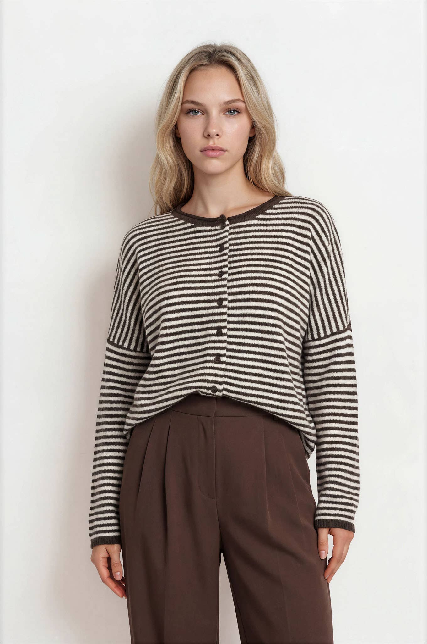 The Campus Stripe Cardigan