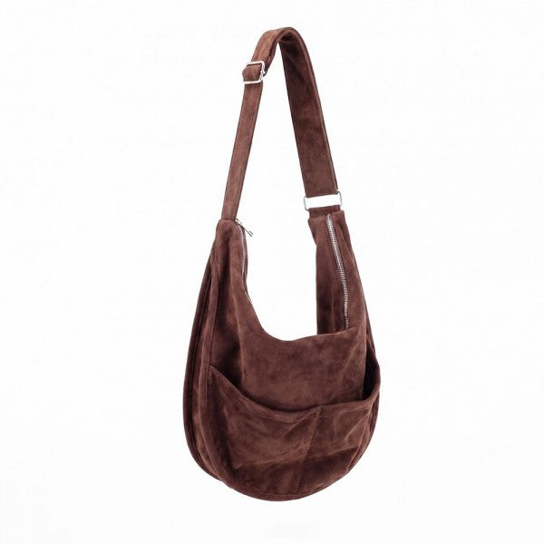 Suede Hobo bag