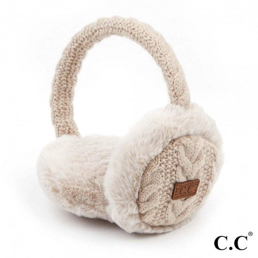 Cable Knit Earmuffs