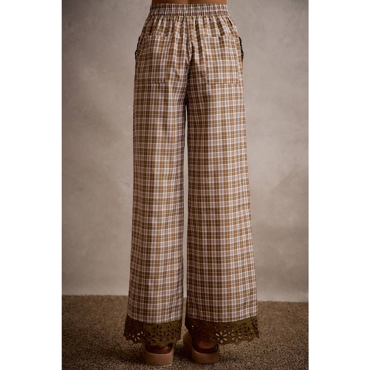 The Autumn Lace Plaid Pants