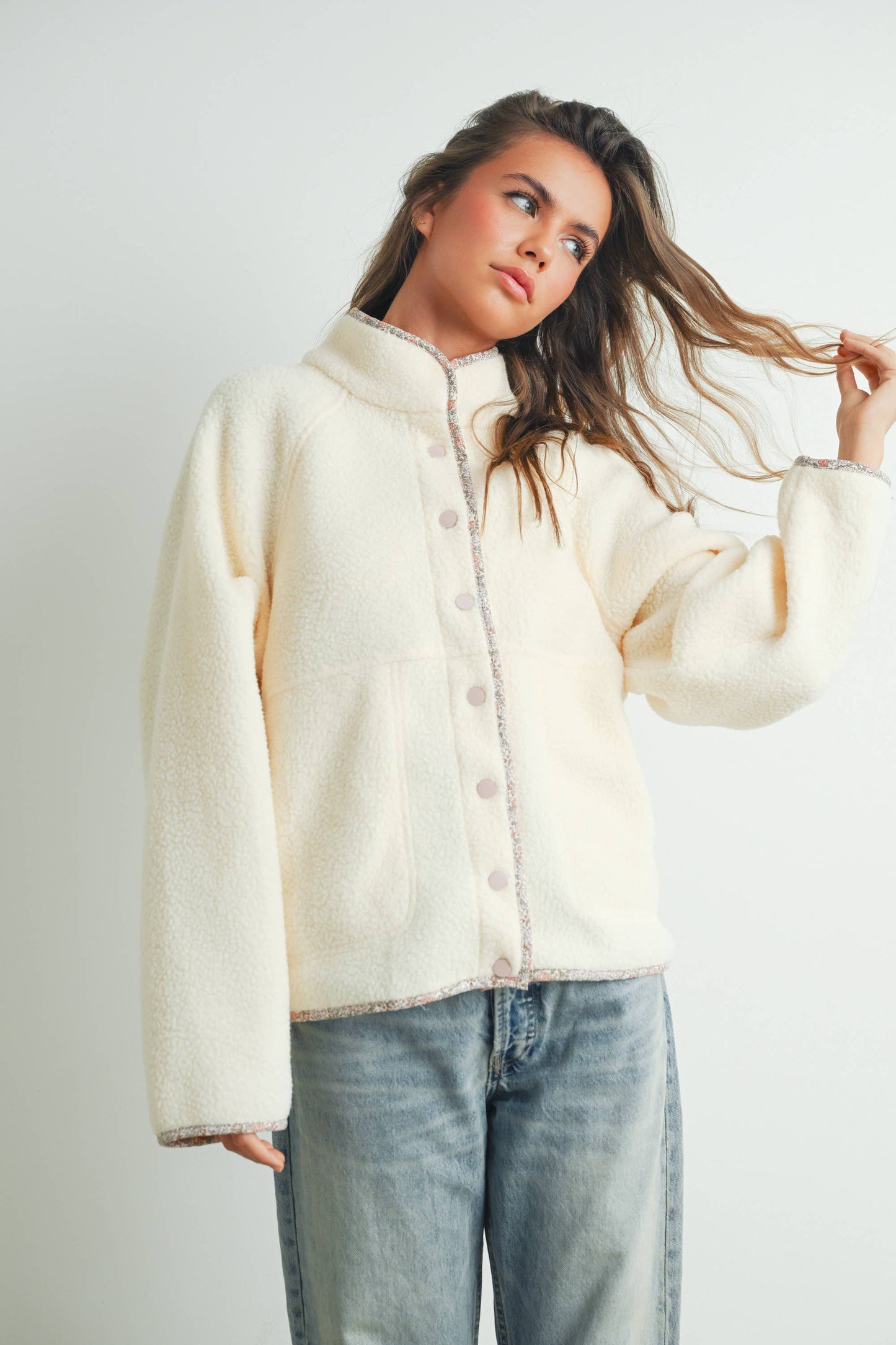 Mia Sherpa Fleece Jacket