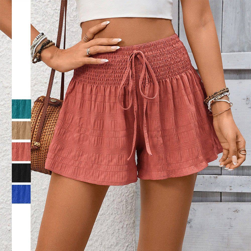 High Waist Ruffle Shorts