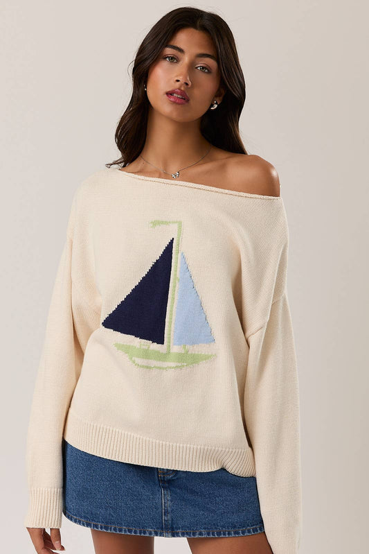 Ivory Boat Sweater