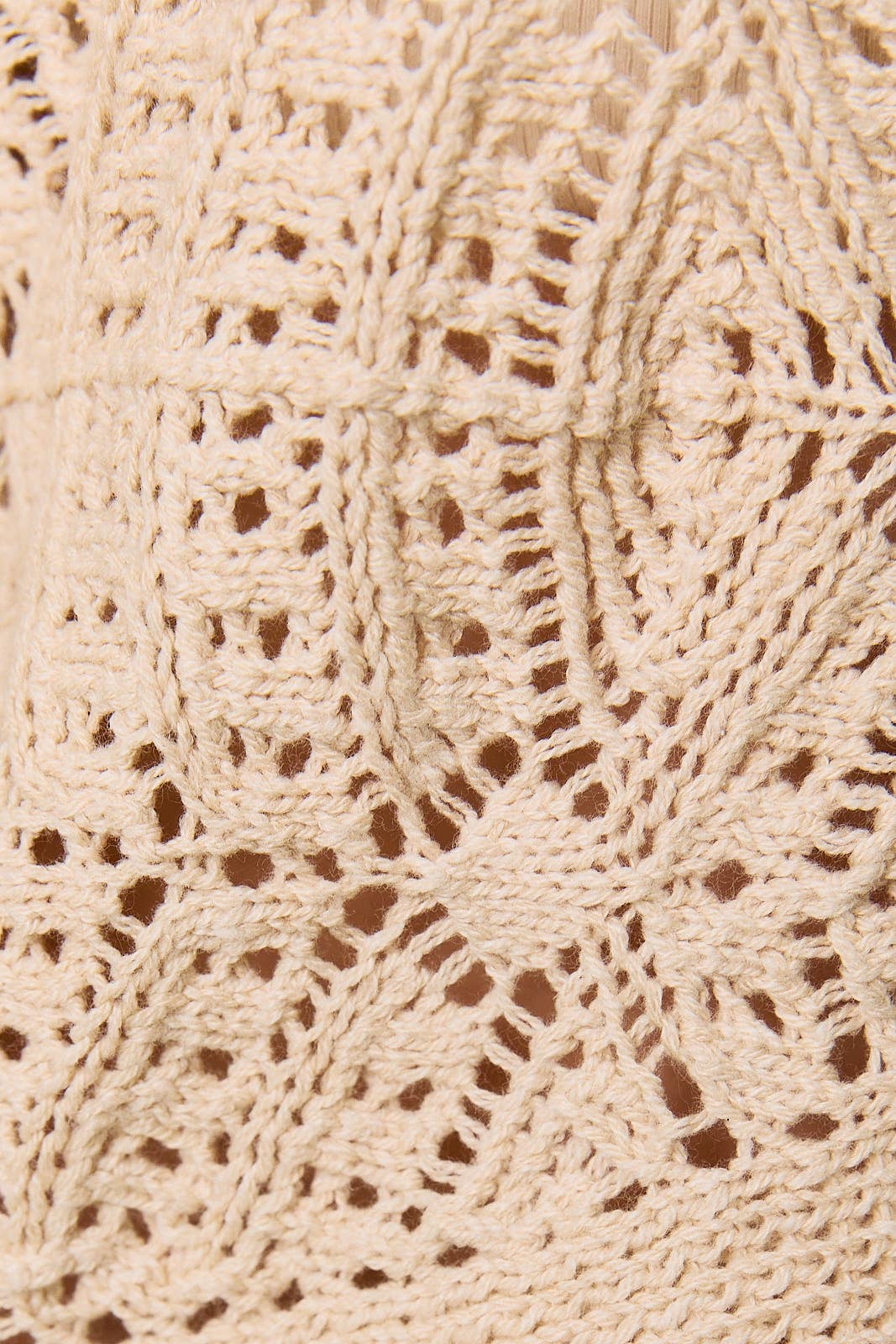 Oat & Honey Crochet Cardigan