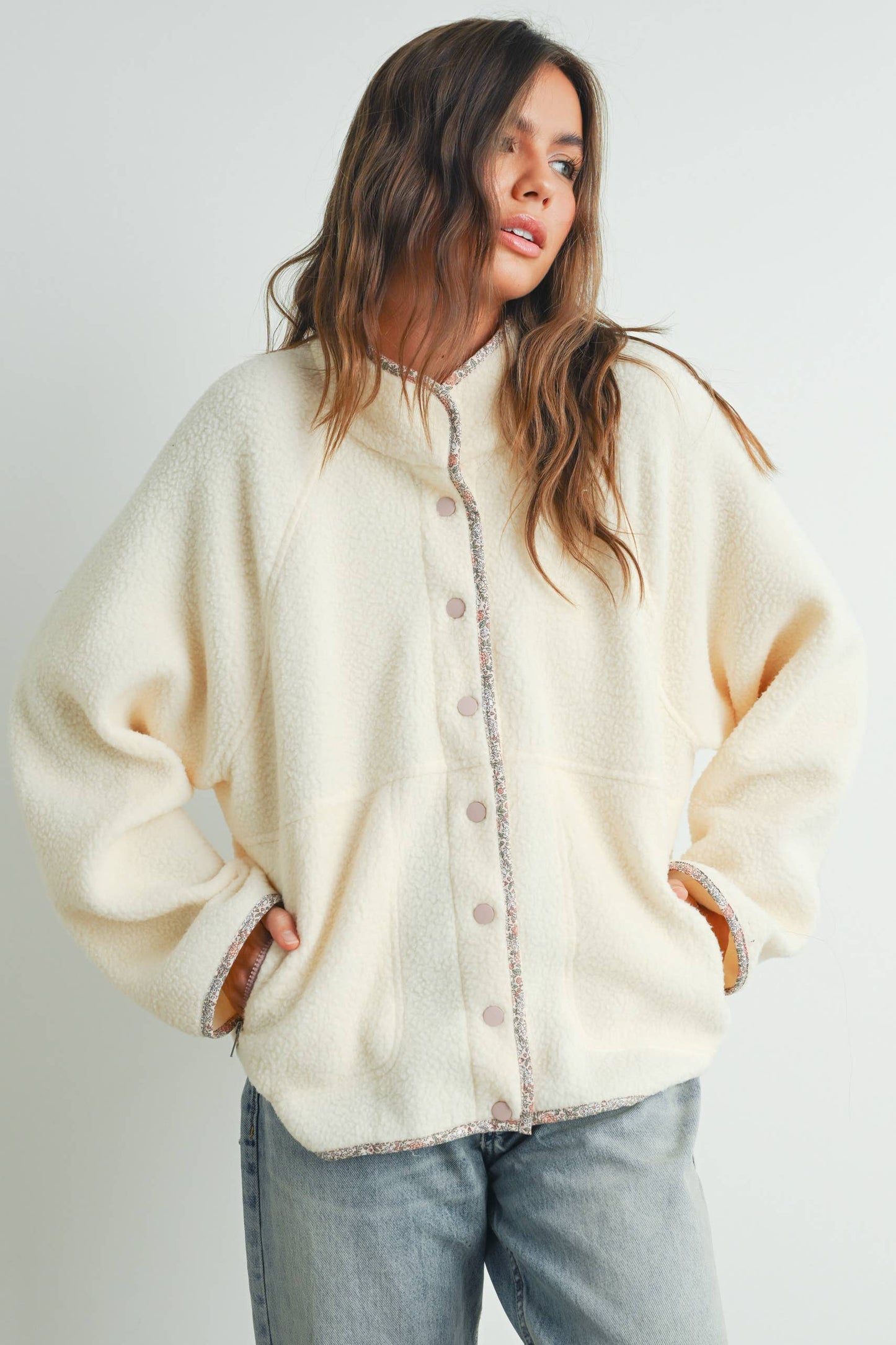 Mia Sherpa Fleece Jacket